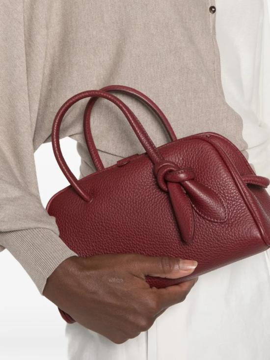 26FW 자크뮈스 TURISMO 투리스모 소프트 스몰 볼링 토트벡 BAW00416AC03A03 490 BURGUNDY - JACQUEMUS