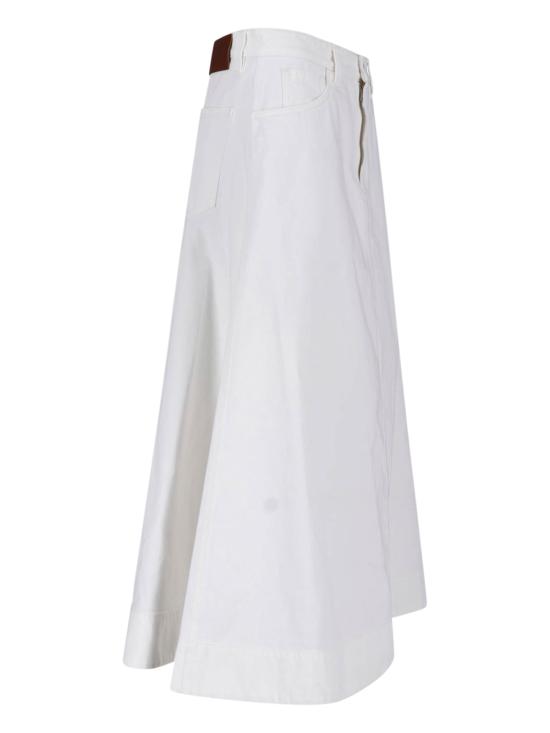 26FW 마르니 미디 스커트 GOJD0871A0 USCZ42 00W03 White - MARNI