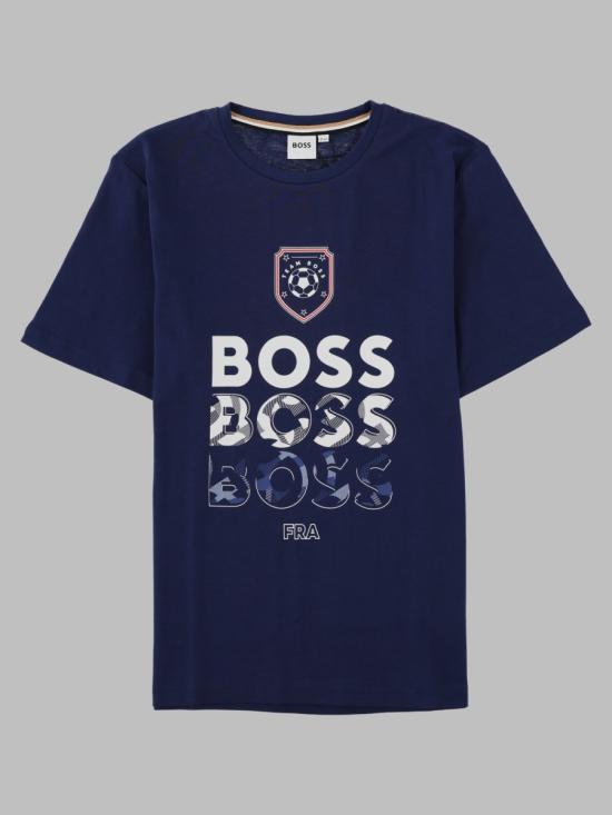 26SS [키즈] 보스 티셔츠 J53253K 84N BLUE
