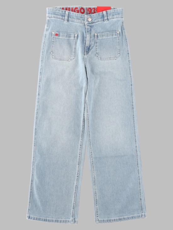 26SS [키즈] 휴고보스 스트레이트 팬츠 G01038K Z04 GREY
