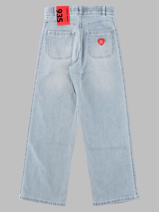 26SS [키즈] 휴고보스 스트레이트 팬츠 G01038K Z04 GREY - HUGO BOSS