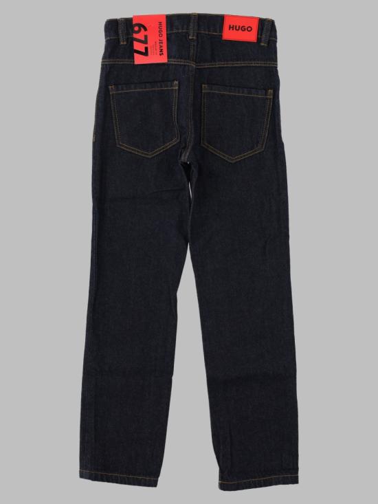 26SS [키즈] 휴고보스 스트레이트 팬츠 G00983K Z09 BLUE - HUGO BOSS