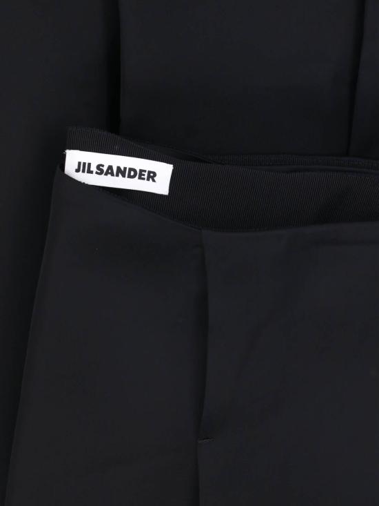 26FW 질샌더 미디 스커트 J03MA0327 J65022 001 Black - JIL SANDER