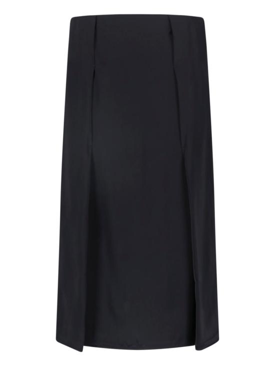 26FW 질샌더 미디 스커트 J03MA0327 J65022 001 Black