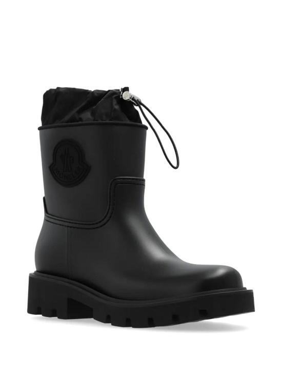 26FW 몽클레어 킥스트림 로고 패치 레인 부츠 L209B4G00190M4522999 BLACK - MONCLER