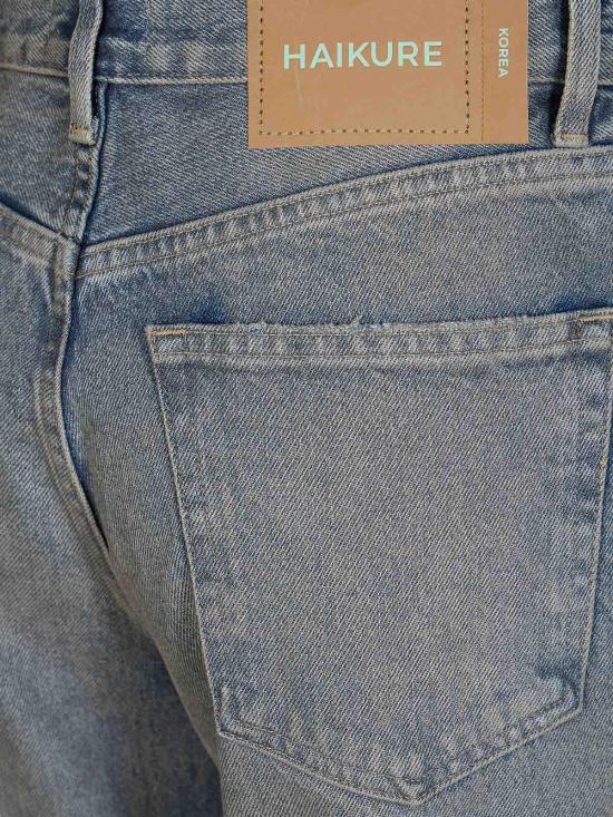 26FW 하이쿠레 플레어 팬츠 HEW03185DF106L0940L0940 Blue - HAIKURE