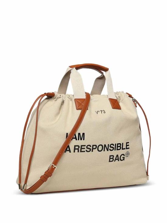 26SS 브이73 토트백 73BS9N005073 Beige - V73