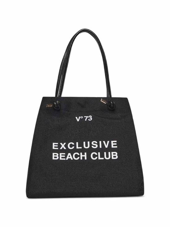 26SS 브이73 토트백 73BS9QM01001 Black