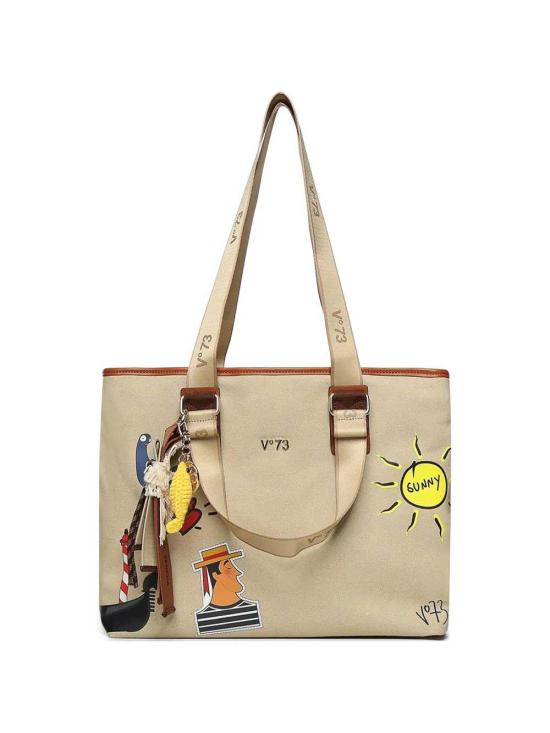 26SS 브이73 토트백 73BS9TZ01CF22 Beige