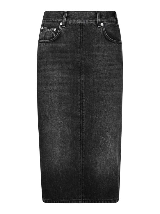 25FW 하이쿠레 데님 스커트 HEW08103DF174L0902 Black