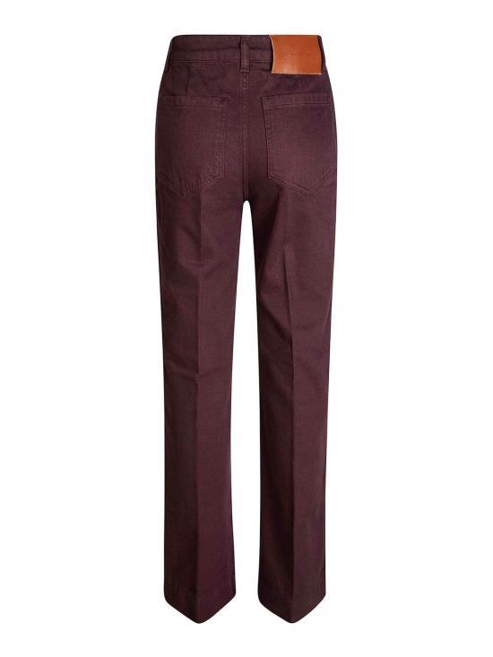 26FW 빅토리아 베컴 스트레이트 팬츠 1326DJE007252PR9887 Dark Red - VICTORIA BECKHAM