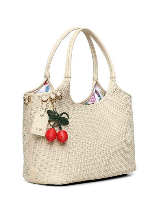 26SS 브이73 토트백 73BS9O601328 White - V73