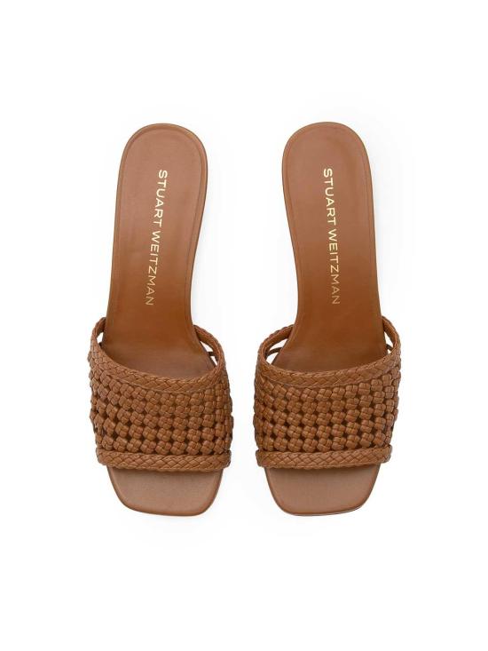  스튜어트 와이츠먼 샌들 SN700YVY Brown - STUART WEITZMAN