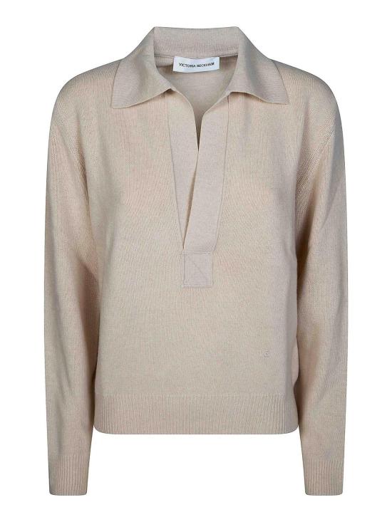 26FW 빅토리아 베컴 탑 1326KJU007475A9893 Beige