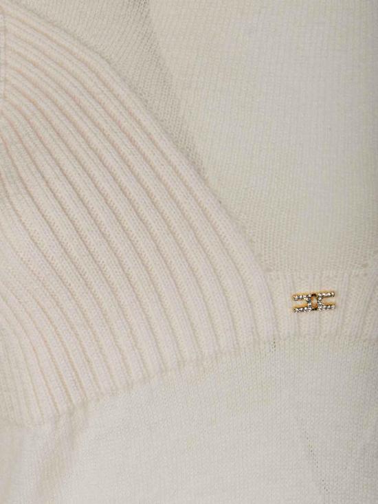 25FW 엘리자베타프랜치 탑 MK35S57E3DZ9 White - ELISABETTA FRANCHI