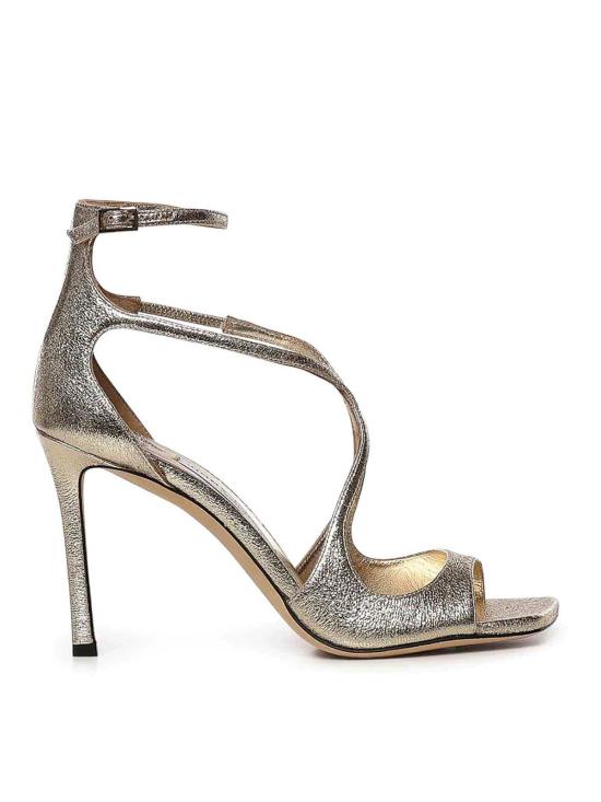 지미추 샌들 AZIA95DXB White Gold