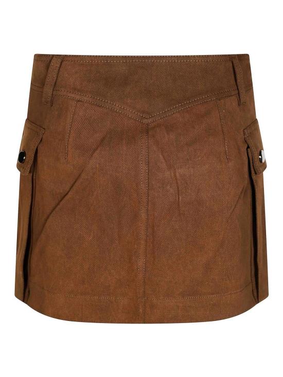 25FW 안다마네 미디 스커트 T180323A418CIGAR BROWN - ANDAMANE