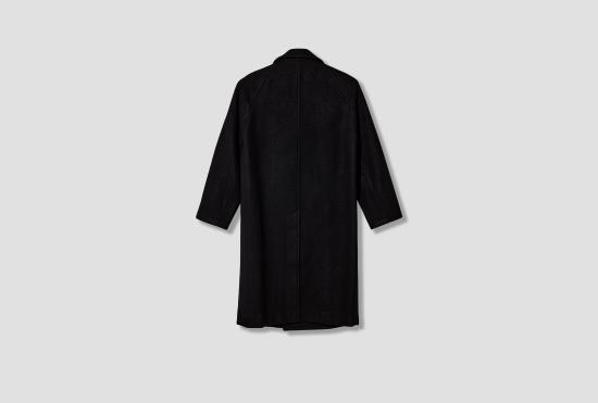 26FW 르메르 코트 부드러운 더블 브레스트  - 펠트 울 & 알파카 CO1169 LF1700 블랙 - LEMAIRE