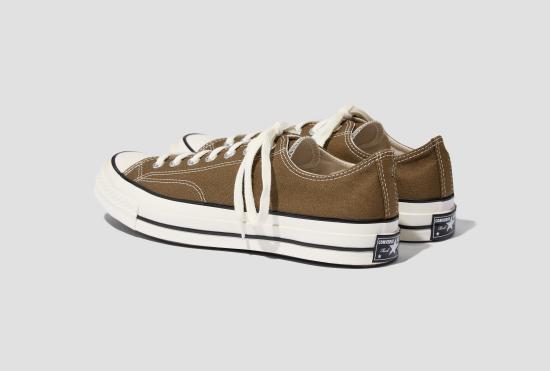 26FW 컨버스 스니커즈 CHUCK 70 OX - BOG DOWN/EGRET/BLACK A18162C - CONVERSE