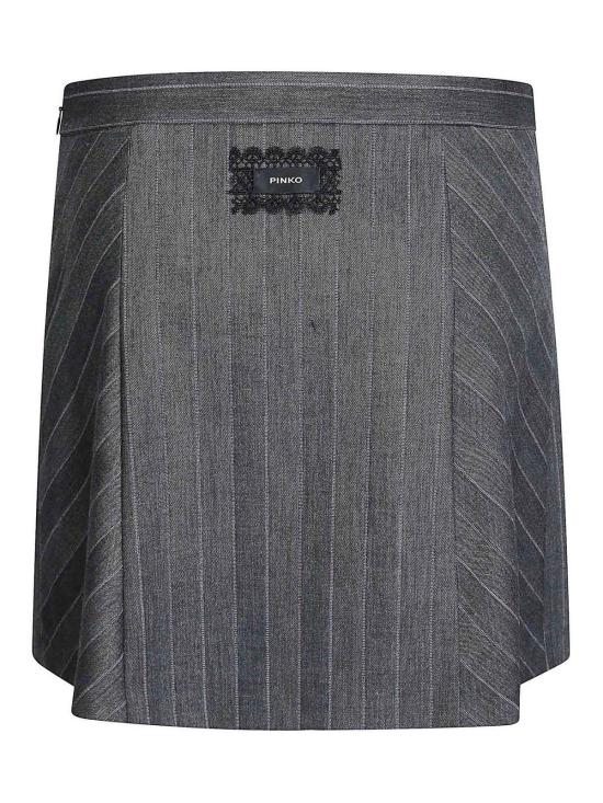 26FW 핑코 미디 스커트 107416A3FFIN4 Grey - PINKO