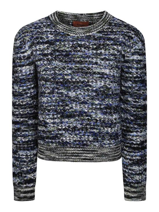 26FW 미소니 가디건 DS26WN0MBK01KCS72RD Blue