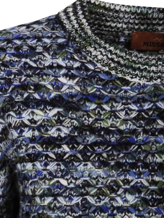 26FW 미소니 가디건 DS26WN0MBK01KCS72RD Blue - MISSONI