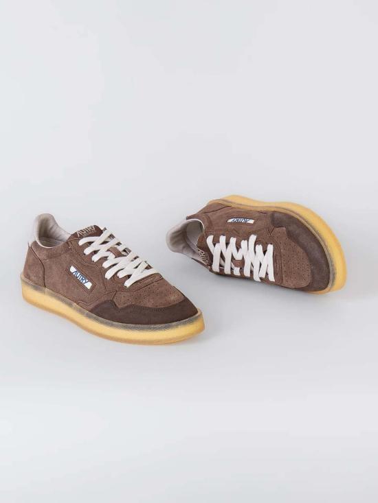 26FW 오트리 메달리스트 로우 스니커즈 AULMHQ05 BROWN - AUTRY