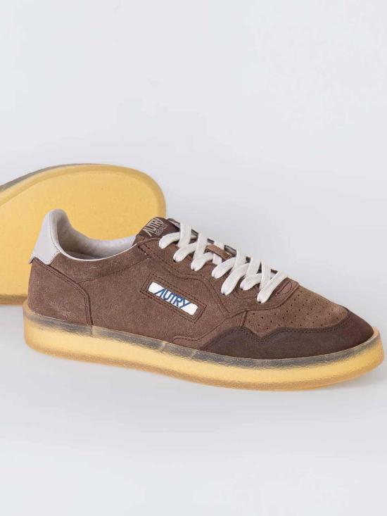 26FW 오트리 메달리스트 로우 스니커즈 AULMHQ05 BROWN - AUTRY