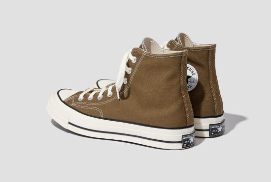 26FW 컨버스 스니커즈 CHUCK 70 HI - BOG DOWN/EGRET/BLACK A18160C - CONVERSE