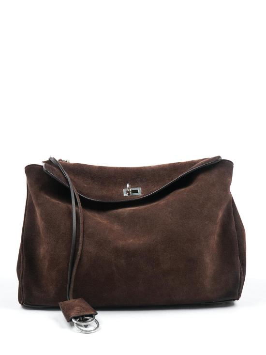 26SS 발렌시아가 로데오 미디움 핸드백 7897722AB4G2308 Brown - BALENCIAGA