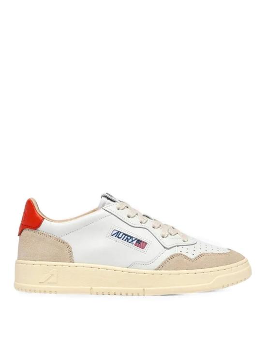 26FW 오트리 메달리스트 로우 레더 스니커즈 AULWLS19 WHITE