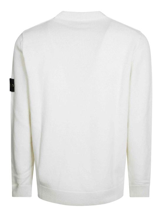 26FW 스톤 아일랜드 램스울 립드 트림 레귤러 핏 크루넥 점퍼 L2S155100072S00A3V0093 BEIGE - STONE ISLAND
