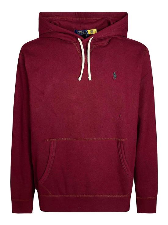 26FW 폴로 랄프로렌 포니로고 자수 후드 티셔츠 710766778025CLASSICWINE Red
