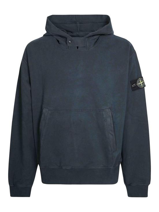 26FW 스톤 아일랜드 브러쉬드 오가닉 코튼 플리스 오버사이즈 집업 후드 스웨트셔츠 브러쉬드 오가닉 코튼 플리스 오버사이즈 집업 후드 스웨트셔츠 L2S156100023S0A20V005S