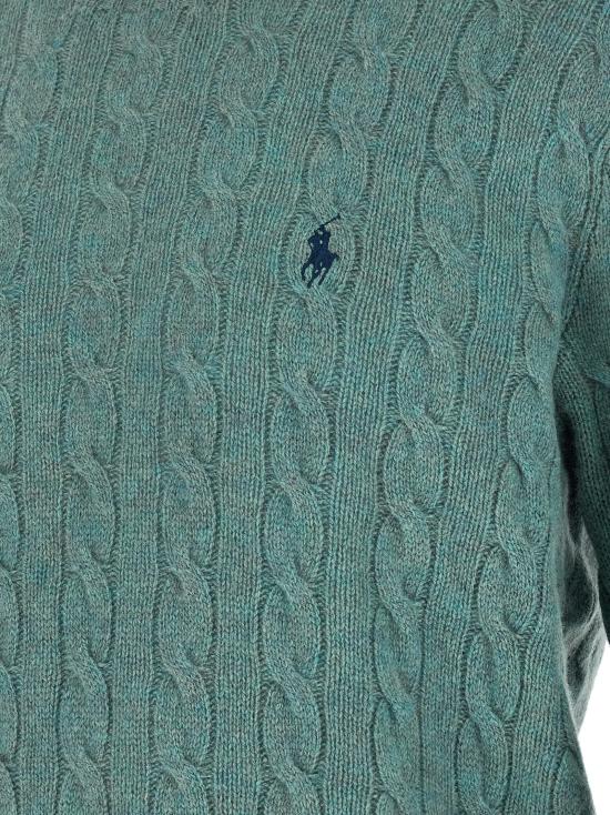 26FW 폴로 랄프로렌 니트웨어 꼬임 장식 스웨터, 스웨터 및 가디건 (녹색) - POLO RALPH LAUREN
