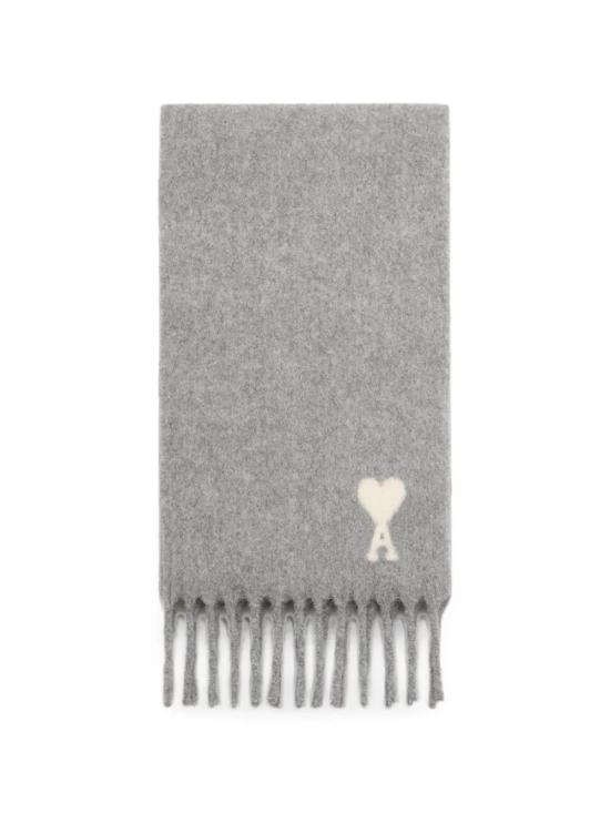 26FW 아미 알파카 아미 드 꾀흐 스카프 USF673 AW0004095 Gray