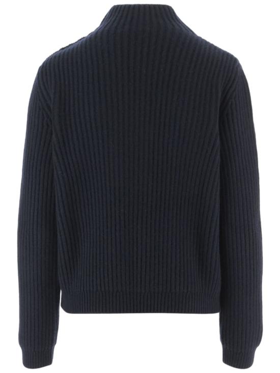 26FW 살바토레 페라가모 니트웨어 13I553003 Blue - SALVATORE FERRAGAMO