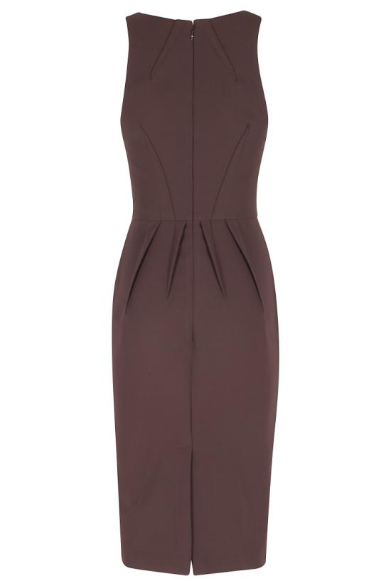 26SS 엘리자베타프랜치 원피스 AB94162E2 098 Brown - ELISABETTA FRANCHI