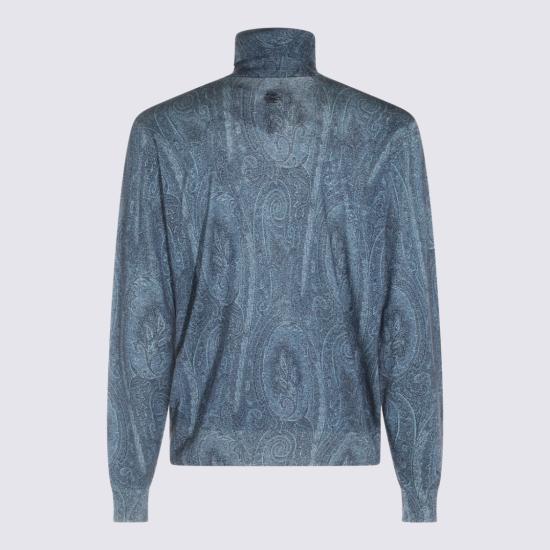 26FW 에트로 니트웨어 MRKF0079AK464X0883 Blue - ETRO