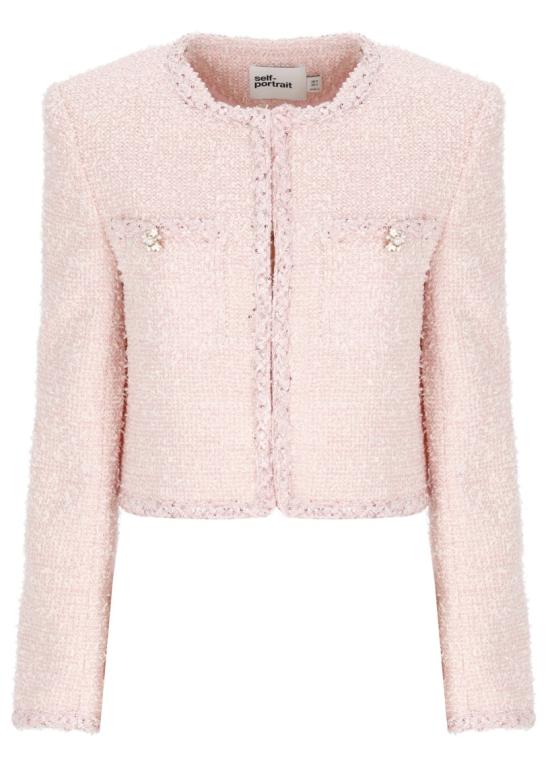 26FW 셀프 포트레이트 자켓 PF26112JPPINK BOUCLE JACKETPINK