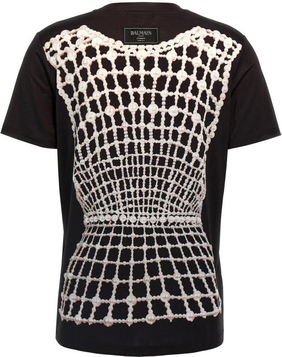  발망 탑 10120759935262 BLACK - BALMAIN