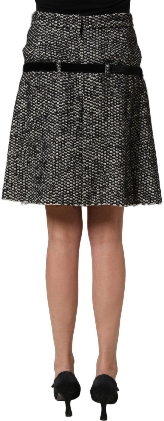 26FW 돌체앤가바나 미디 스커트 15798355231006 BLACK - DOLCE & GABBANA