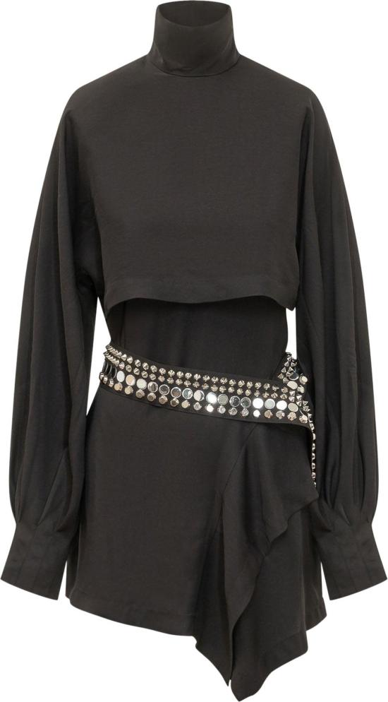 26FW 이로 숏 원피스 WP33VOGGYBLA01 BLACK