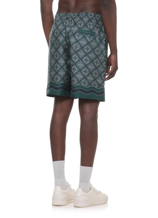 26FW 카사블랑카 숏팬츠 MPF26TR39907SILK TWILL Green - CASABLANCA