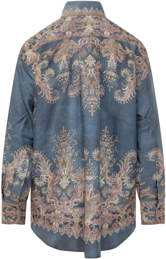 26FW 짐머만 블라우스 9676TF261NAP BLUE - ZIMMERMANN
