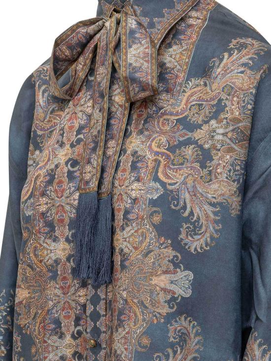 26FW 짐머만 블라우스 9676TF261NAP BLUE - ZIMMERMANN