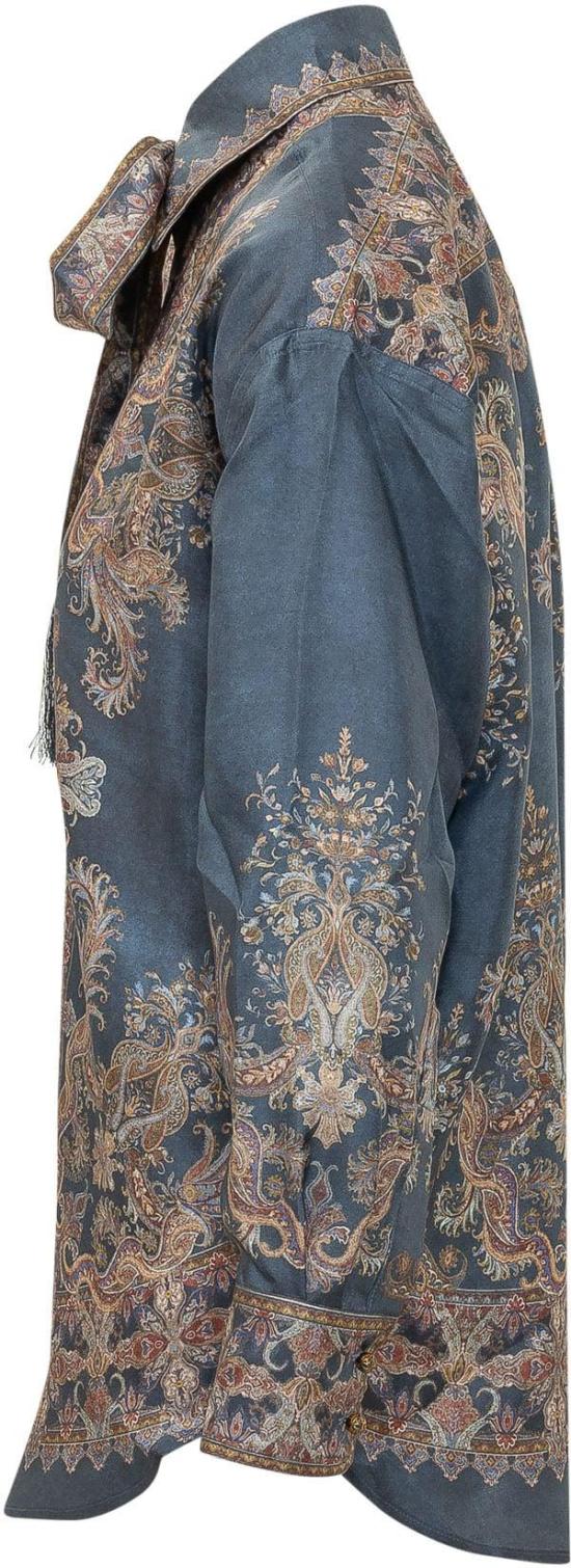 26FW 짐머만 블라우스 9676TF261NAP BLUE - ZIMMERMANN