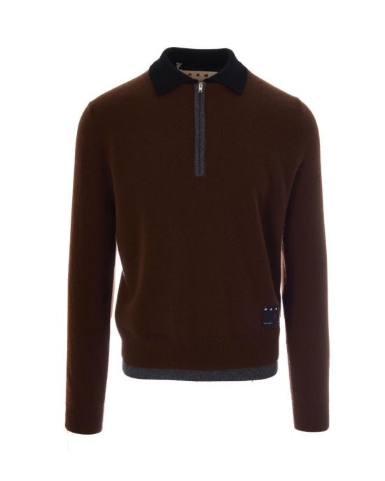 26FW 마르니 폴로 티셔츠 6379011 Brown