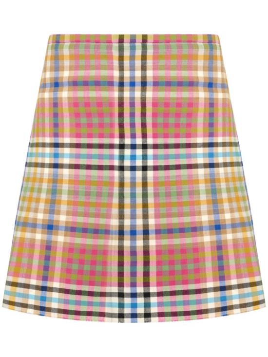 26SS 비비안웨스트우드 미디 스커트 1F020006W01CDO215 Multicolor