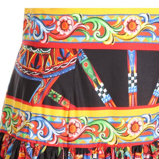 26FW 돌체앤가바나 스커트 F4CELTGDDTFS9000 Multicolor - DOLCE & GABBANA